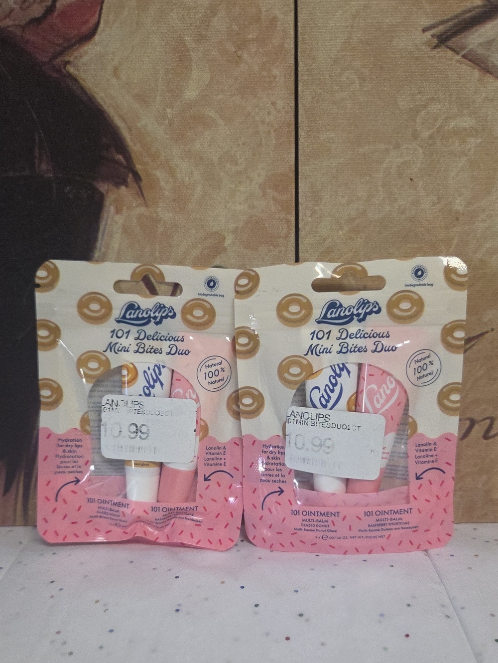 Lanolips 101 Delicious Mini Bites Duo Lip Ointment - Pink Set Of 2 Packs